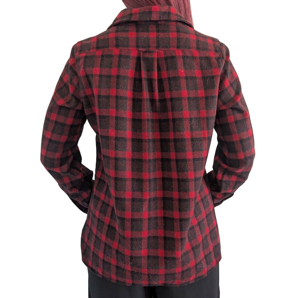 Pendleton Red and Black Flannel Button Up Shirt 1… - image 2